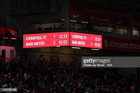 man utd liverpool score